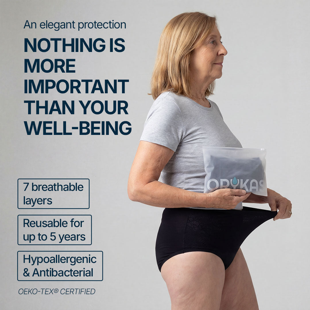 3-Pack Ultra Absorbent Black Incontinence Briefs