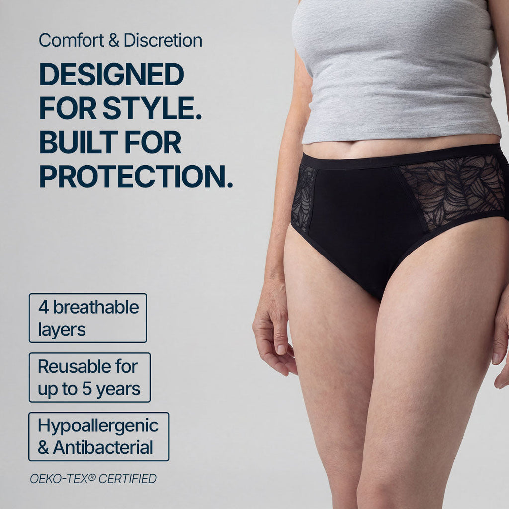 Side-Lace Washable Incontinence Pants