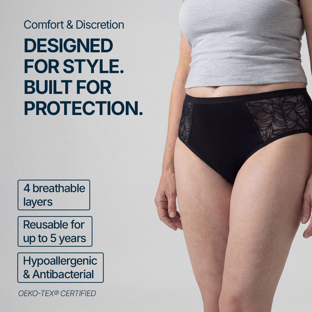 Side-Lace Washable Incontinence Pants