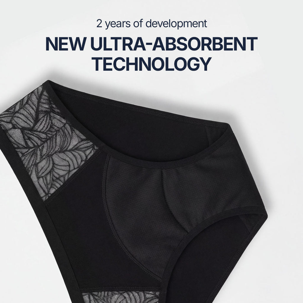 3-Pack Lace Side Incontinence Briefs