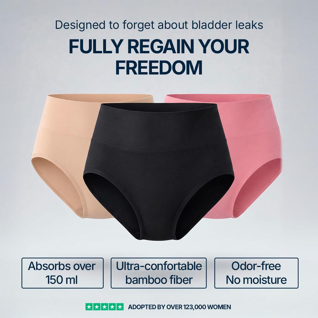 High-Waisted Washable Incontinence Pants