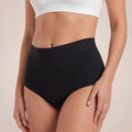 High-waisted absorbent underwear