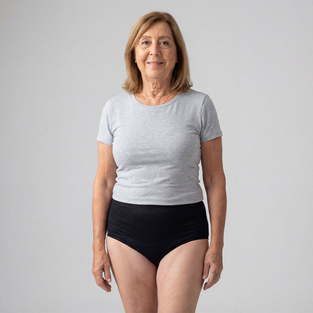 3-Pack Ultra Absorbent Black Incontinence Briefs