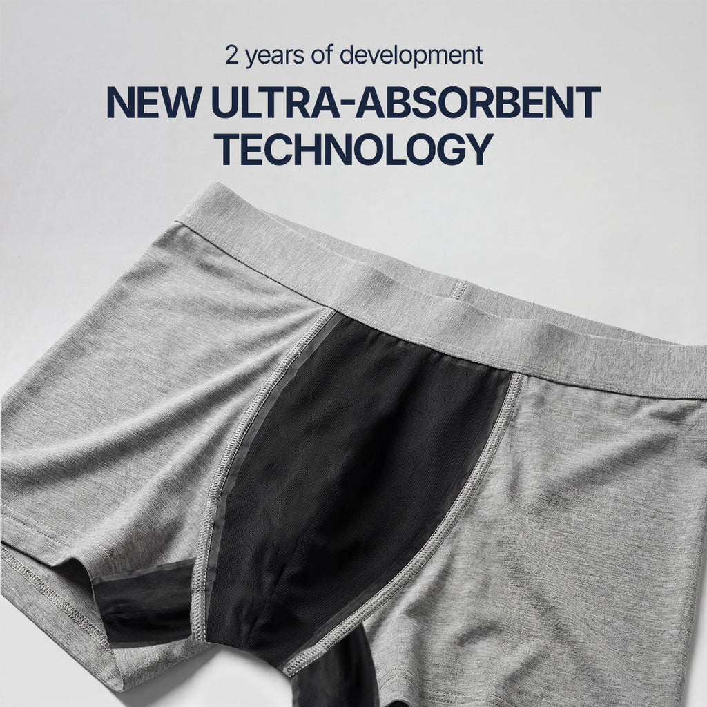 3 Pack Men’s Light Leak Boxer Briefs