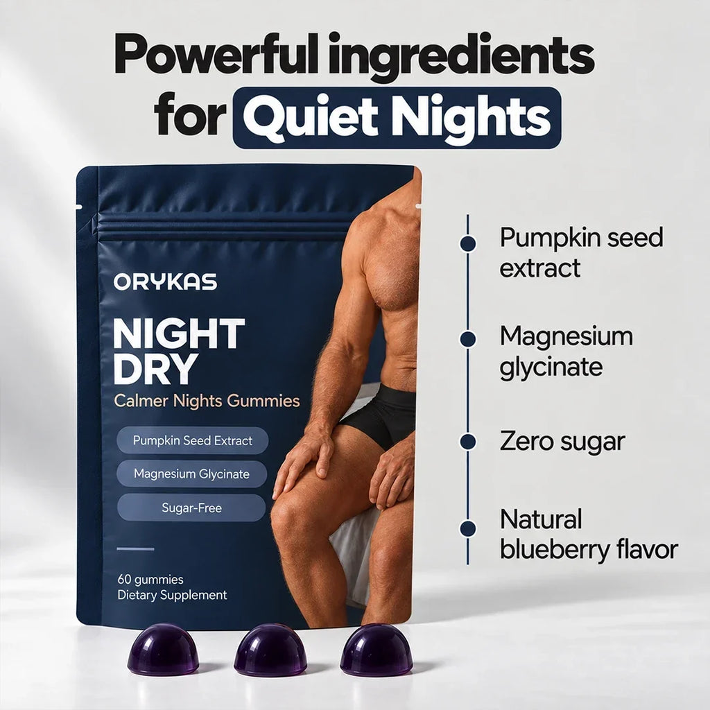Orykas Night Dry Gummies for Men