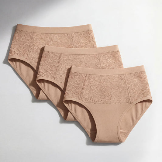 3-Pack Ultra Absorbent Beige Incontinence Briefs