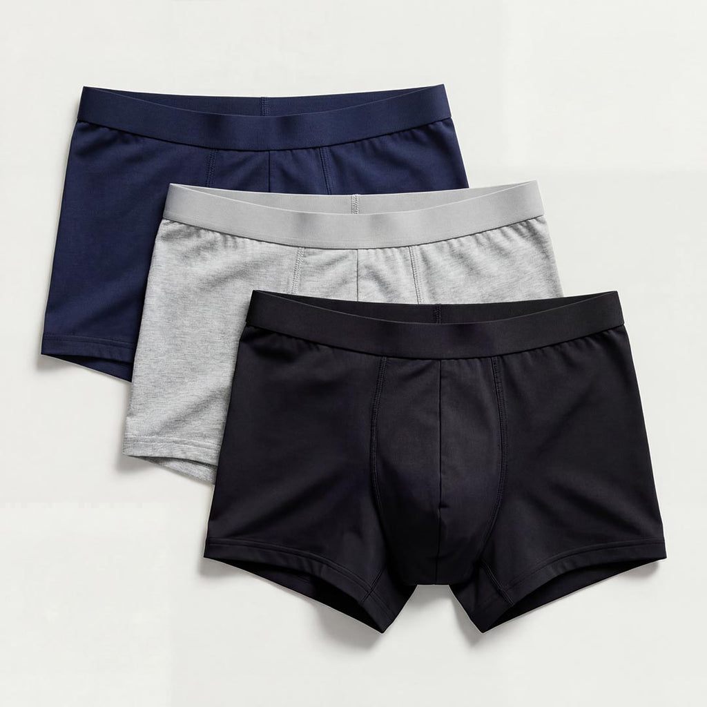 Ultra-absorbent boxer pack in 3 colours