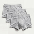 3-Pack of Ultra-Absorbent Grey Boxer Shorts